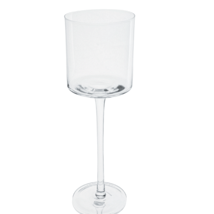 Klaasist küünlahoidja jalaga