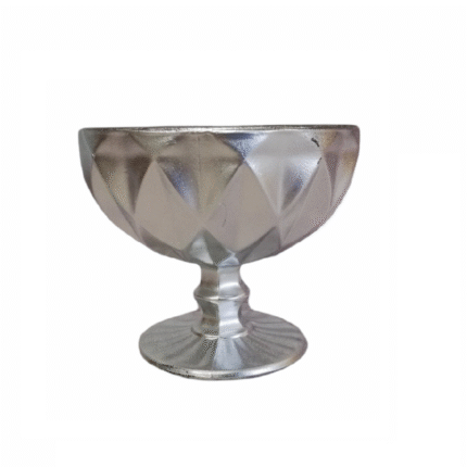 Hõbedane lilleseade alus